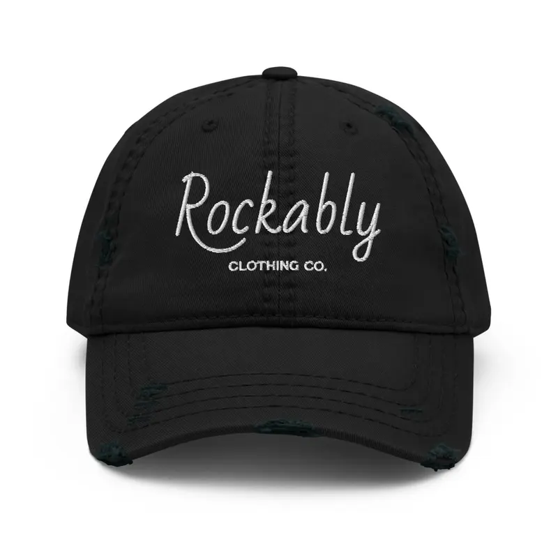 Rockably distressed hat